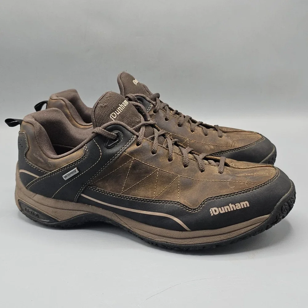Dunham Cloud Plus Lace-Up Trekker Shoes Waterproof Hydroguard C15613 Men's 14